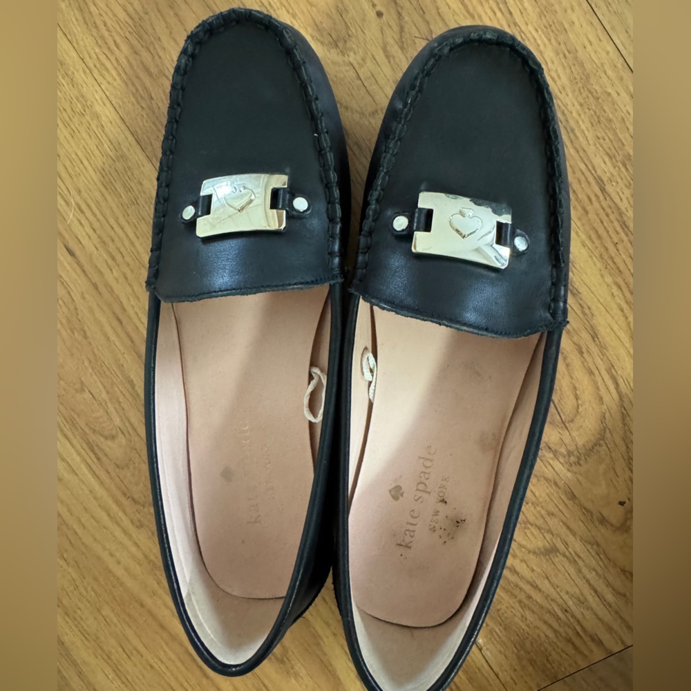 Kate Spade Leather Carmen Loafers 7.5